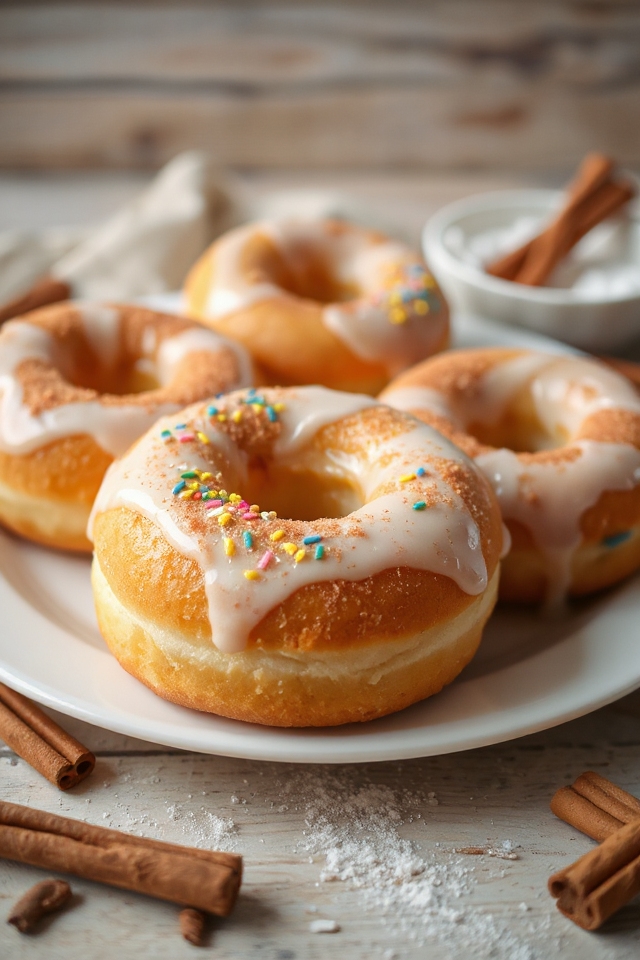 bake delicious cake donuts