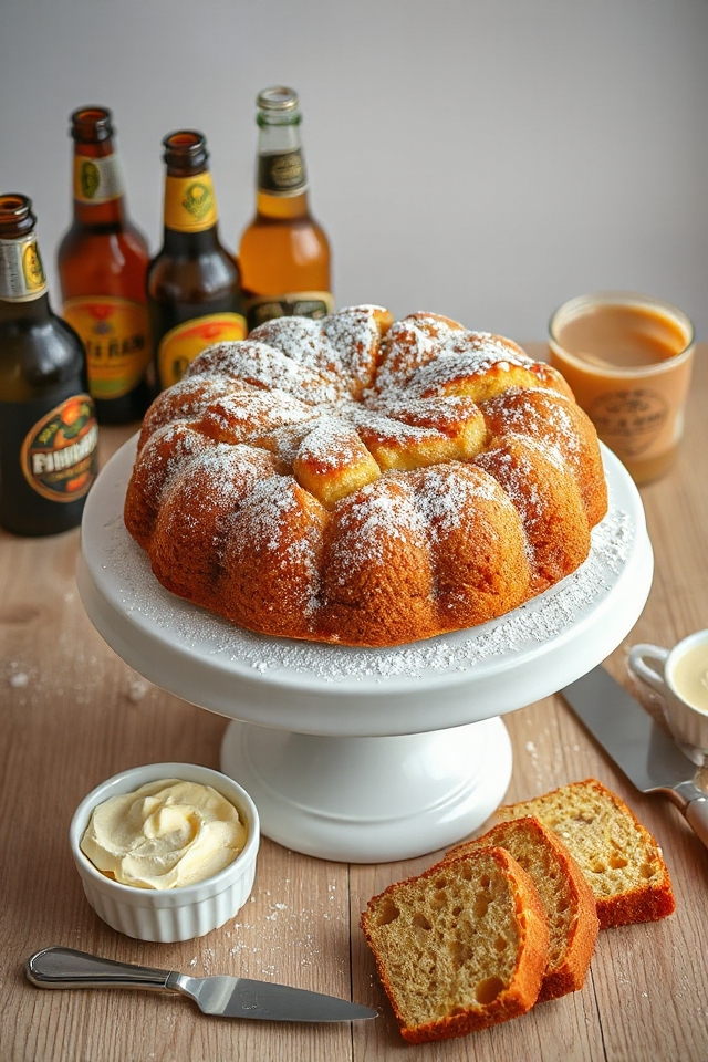 baking a beer infused cake