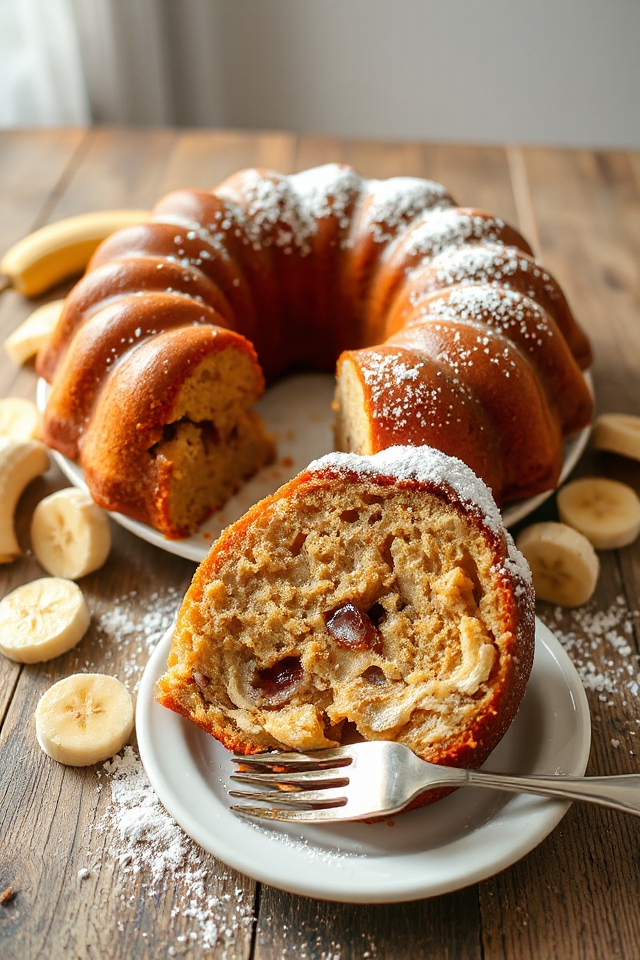 banana bundt cake instructions