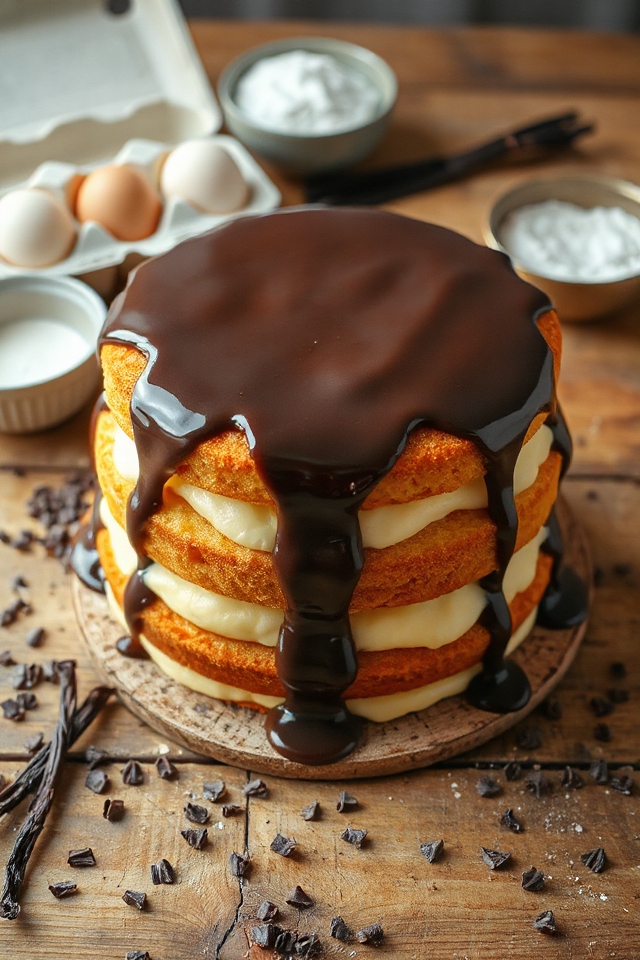 boston cream cake recipe