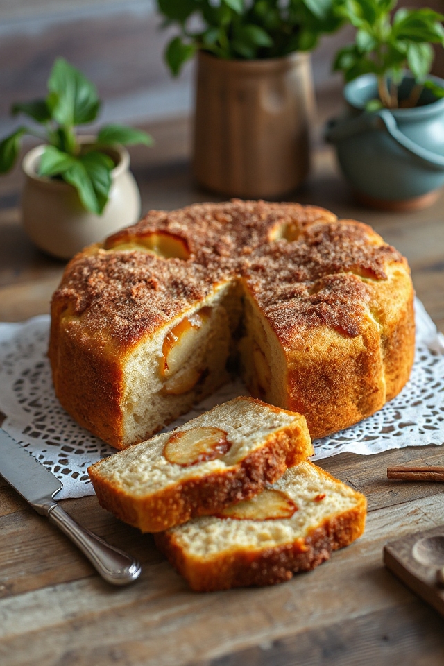 cinnamon apple cake recipe