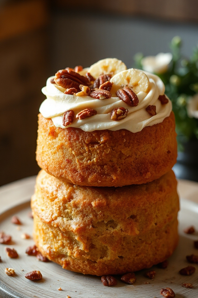 delicious banana rum cake