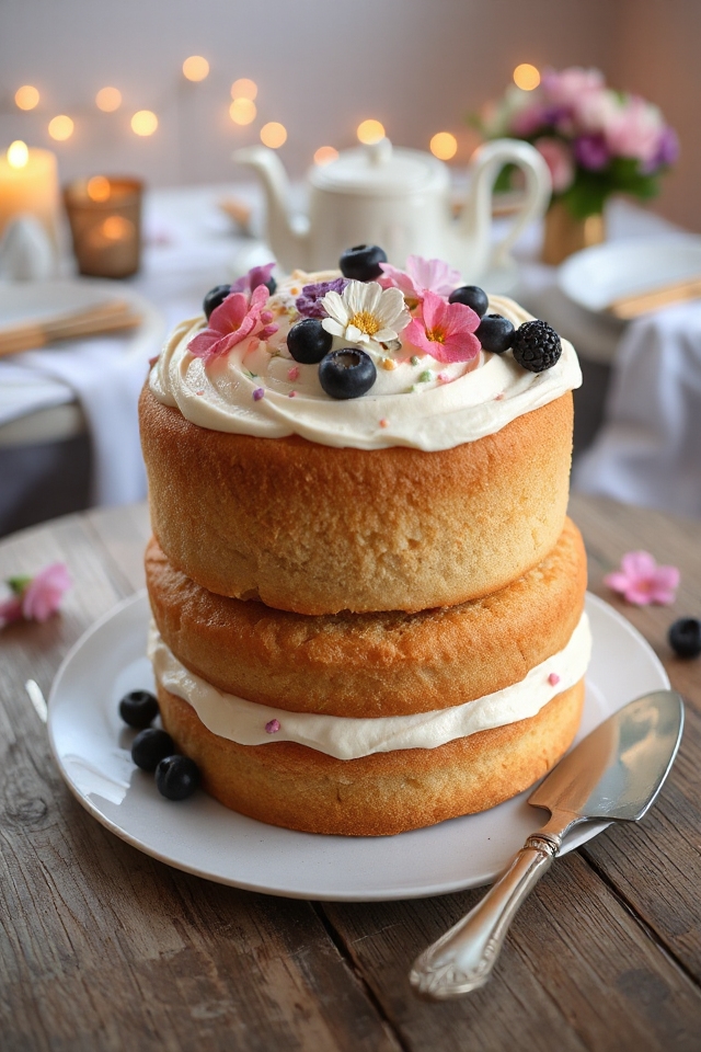 delicious celebration cake recipe