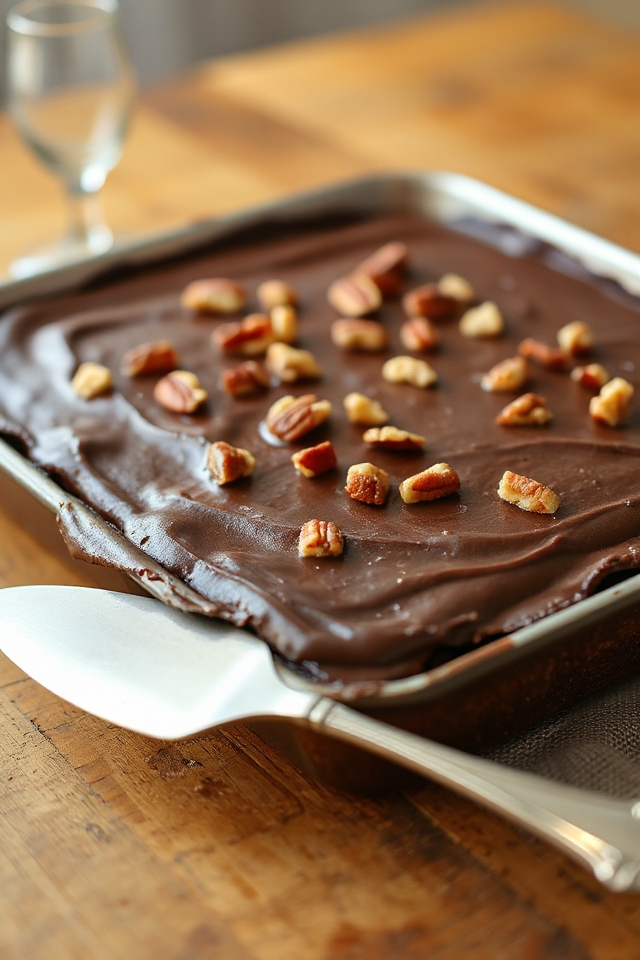 delicious chocolate sheet cake