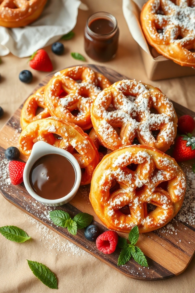 delicious fried dessert treat