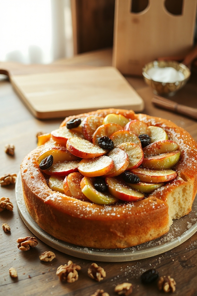 delicious homemade apple cake