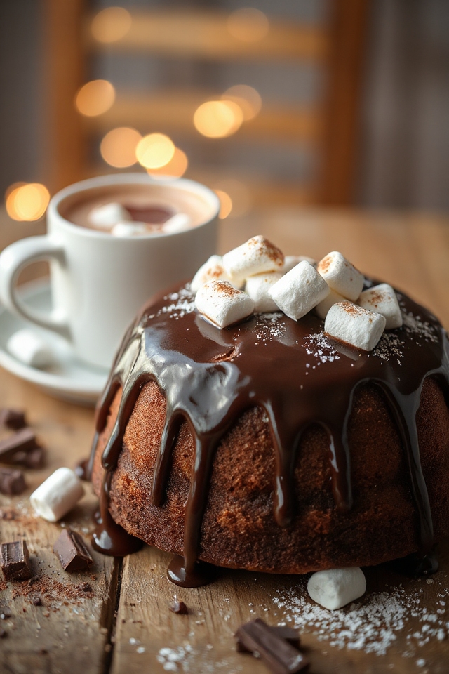 delicious hot chocolate cake