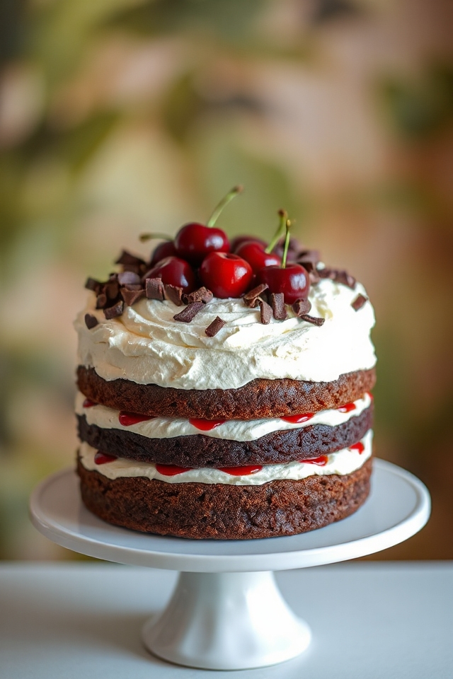 delicious layered chocolate dessert