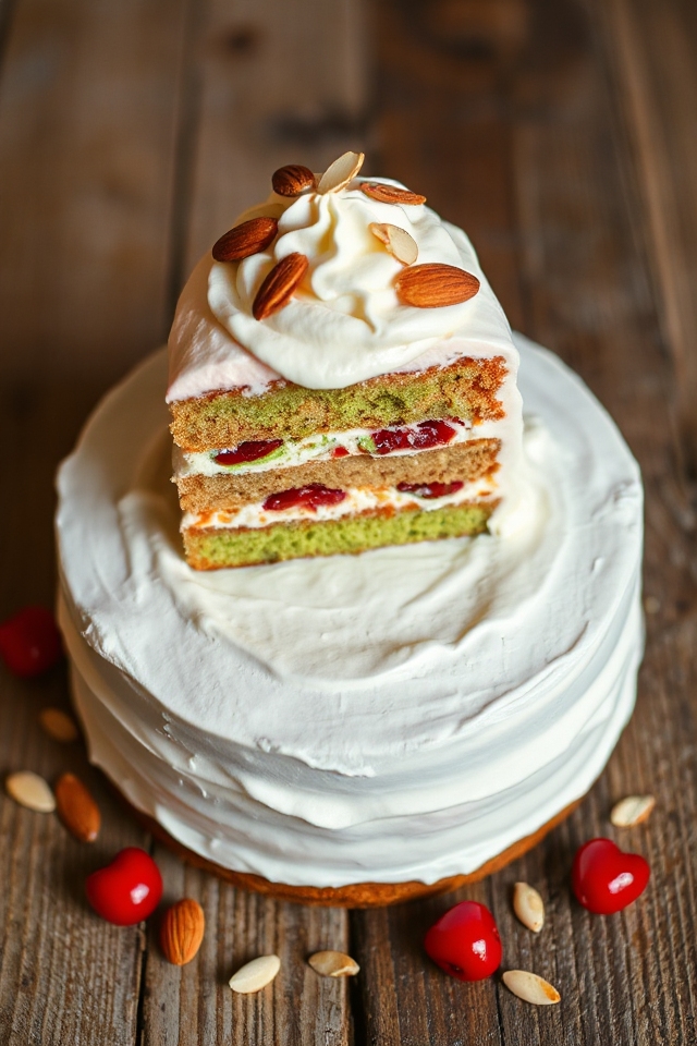 delicious layered ice cream cake