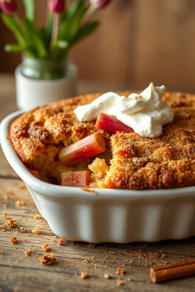 delicious rhubarb cake recipe