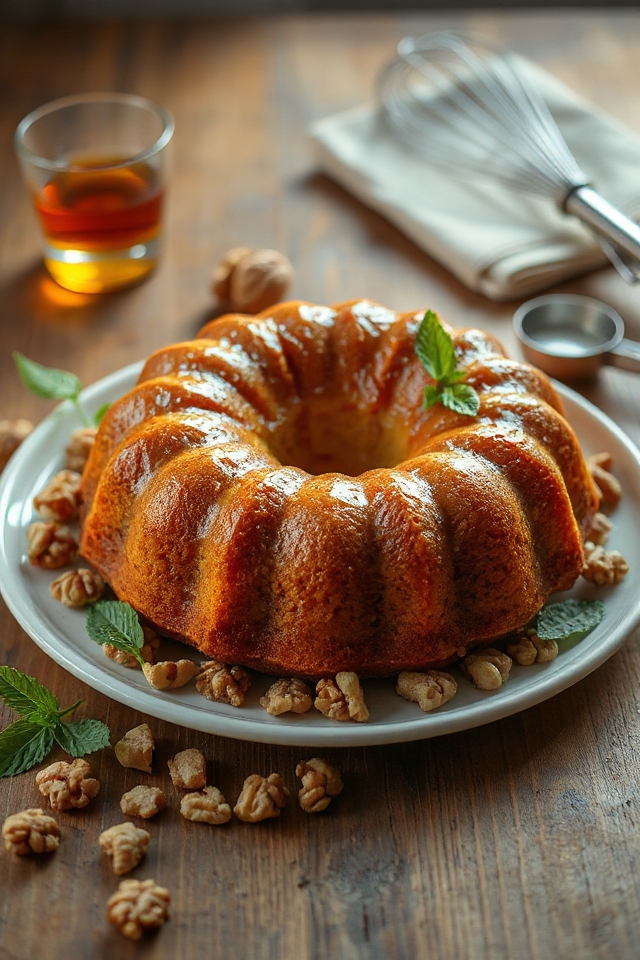 delicious rum infused dessert