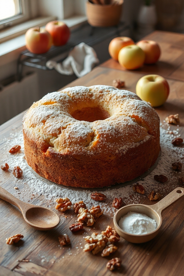 delicious spiced apple cake