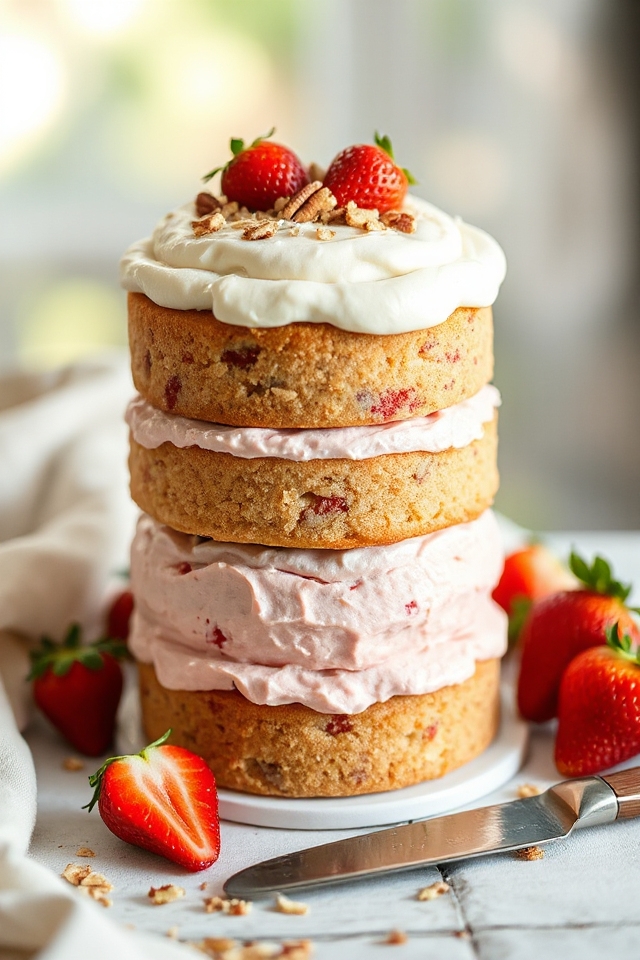 delicious strawberry cake recipe
