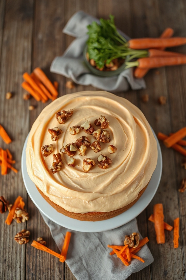 delicious vegan carrot cake