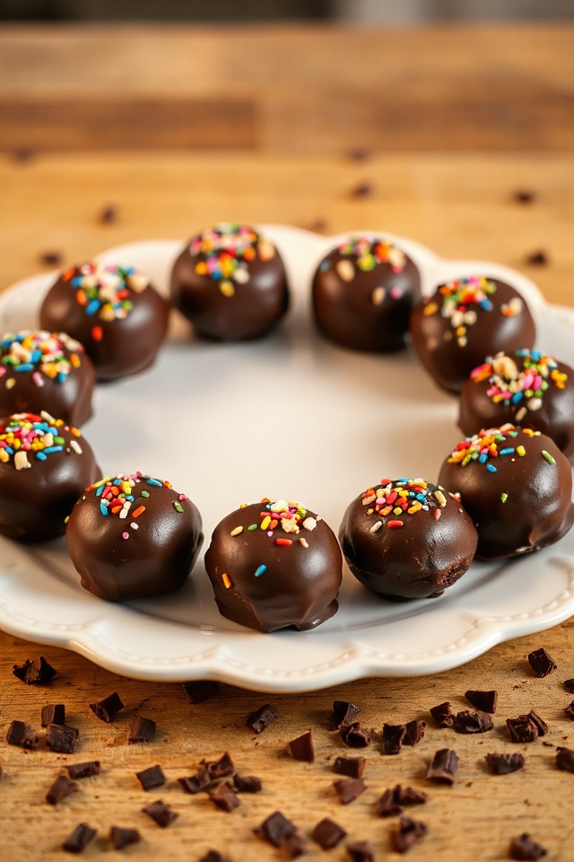 delightful chocolate cake balls