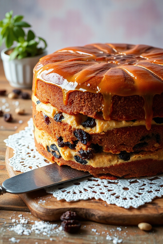 delightful layered cake creation