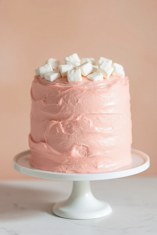 delightful pink champagne cake