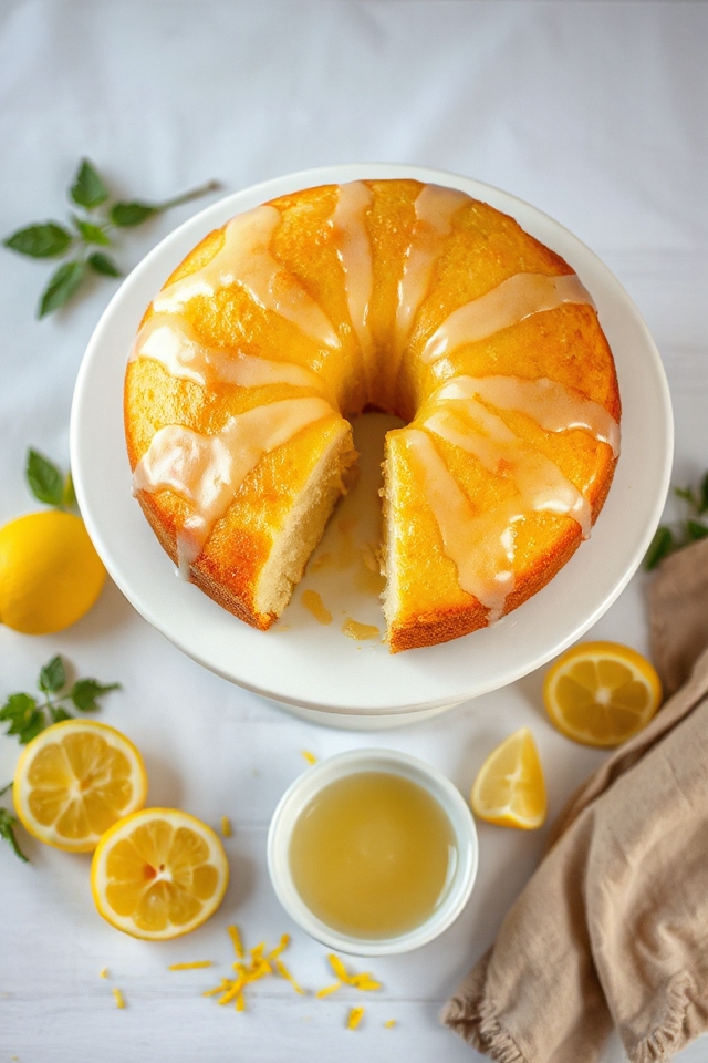 lemon cake baking instructions