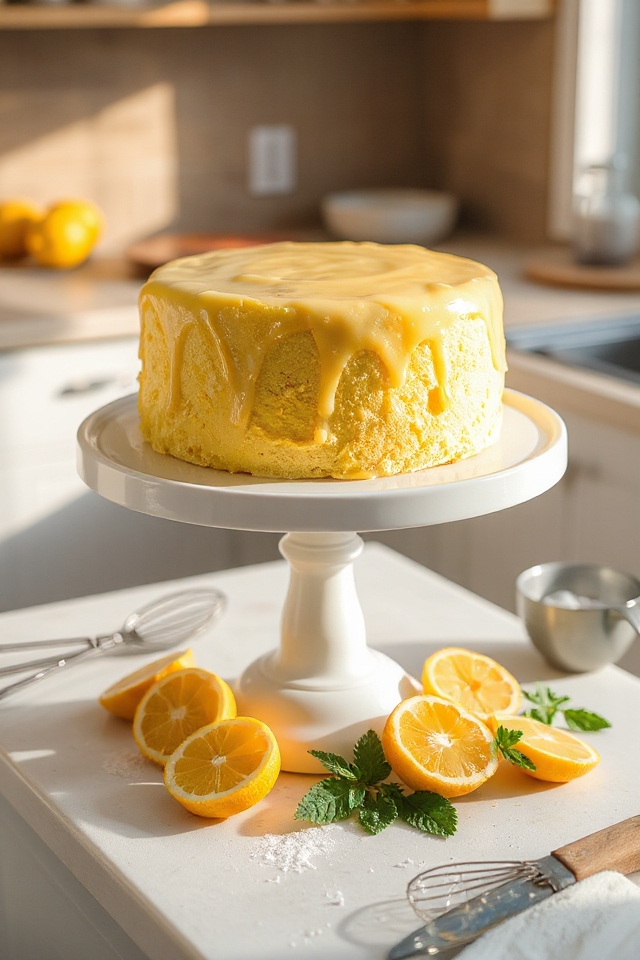 lemon flavored dessert cake recipe