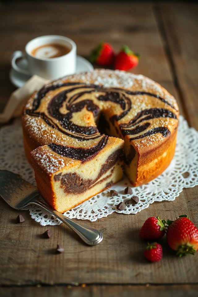 marble cake baking instructions