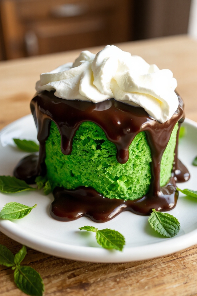 minty chocolate dessert delight