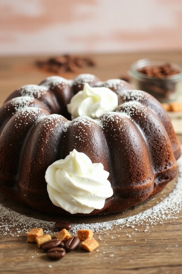 mocha cake baking adventure