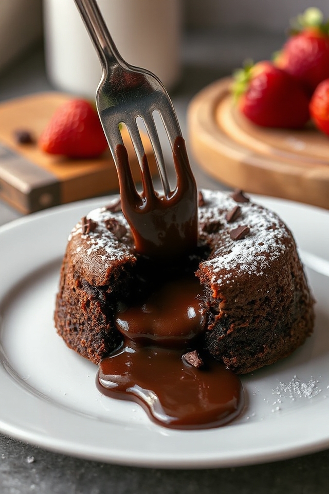 molten chocolate cake recipe