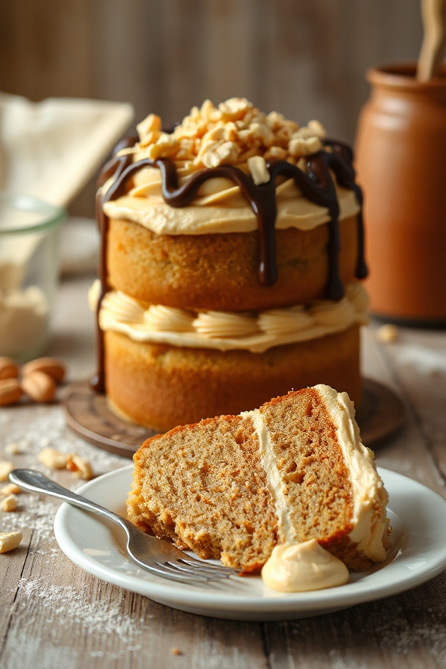 peanut butter cake recipe