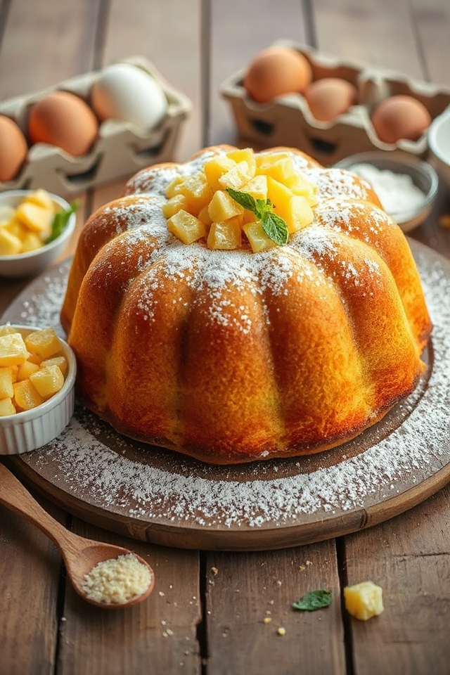 pineapple infused pound cake recipe
