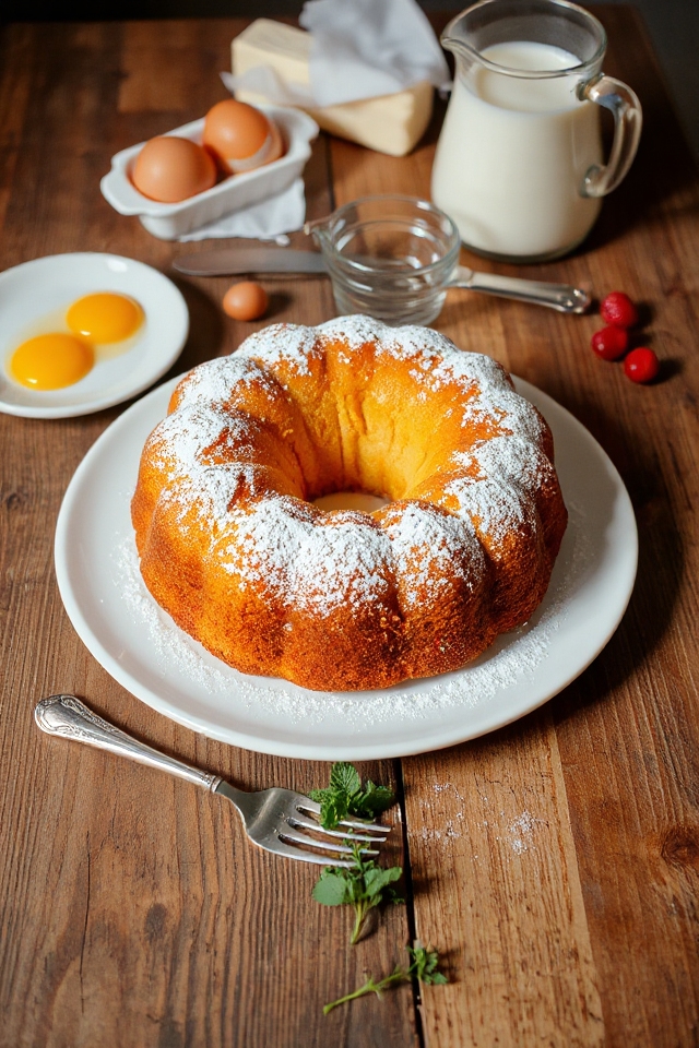 pound cake baking instructions
