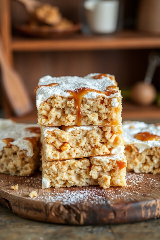 sticky rice krispie delight