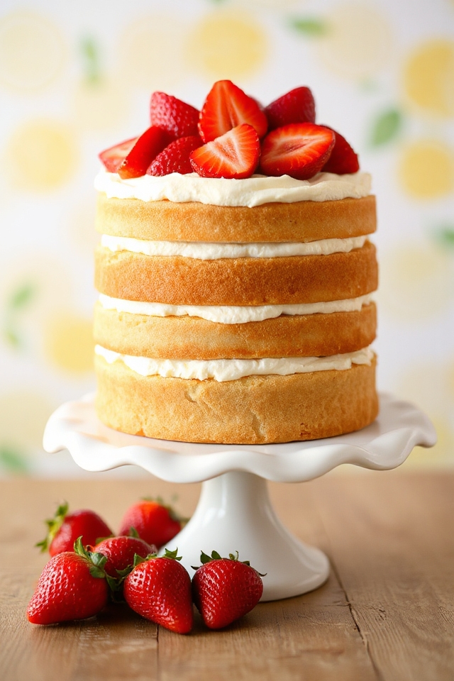 strawberry lemonade cake recipe