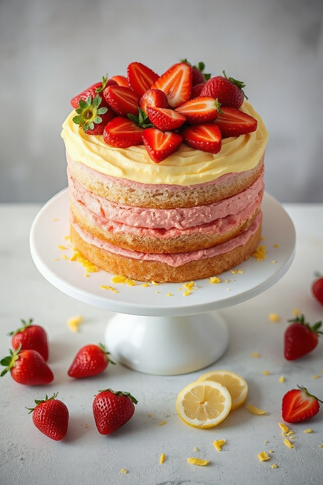 strawberry lemonade cake recipe