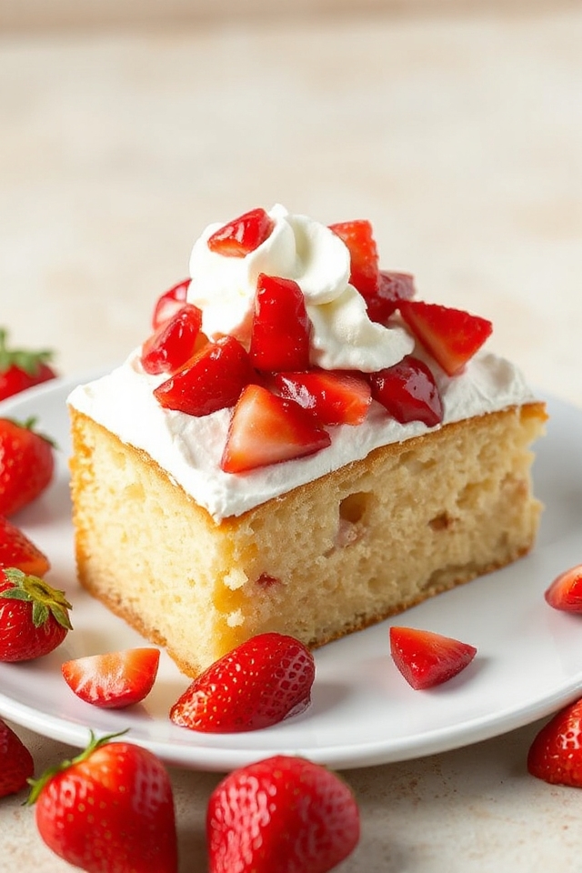 strawberry poke cake recipe