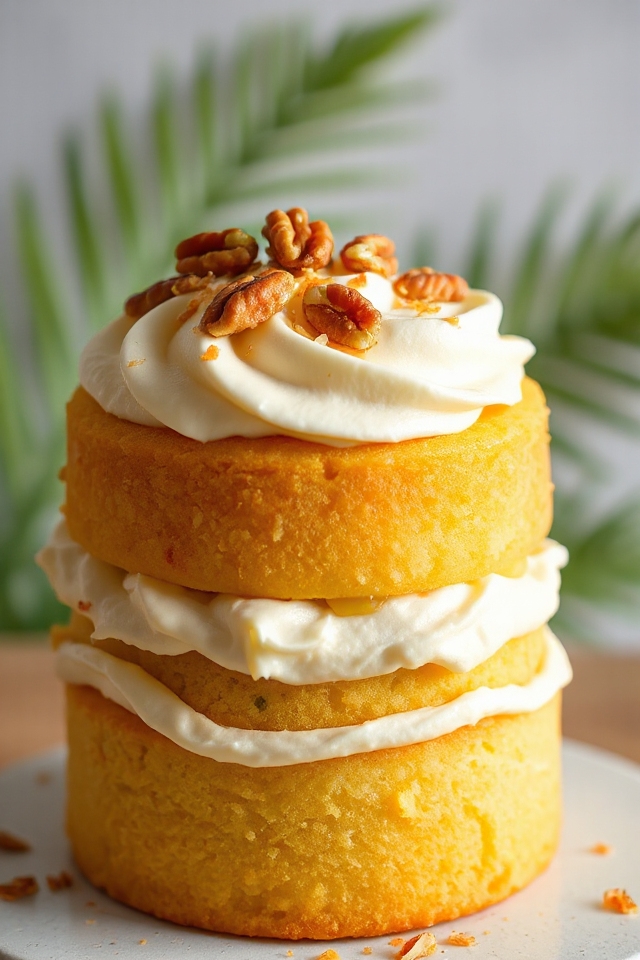 tropical pina colada cake