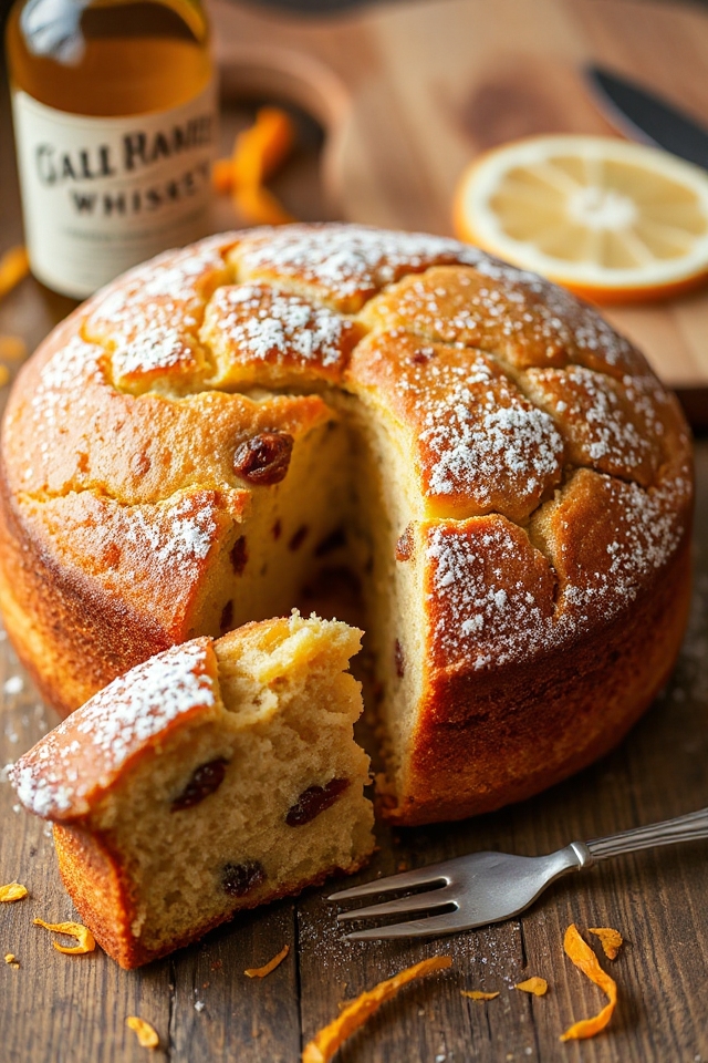 whiskey soaked sultanas cake