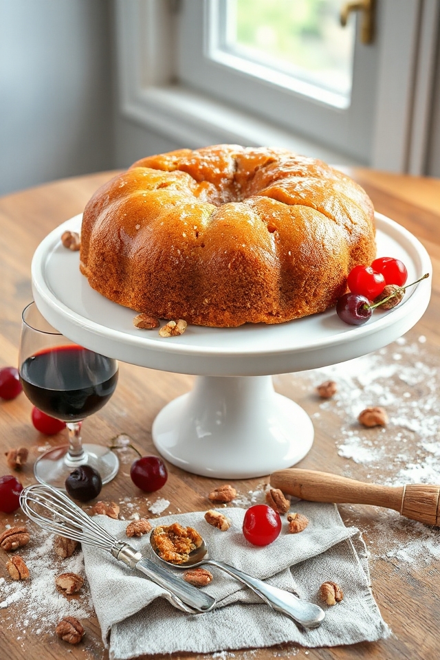 wine infused dessert delight