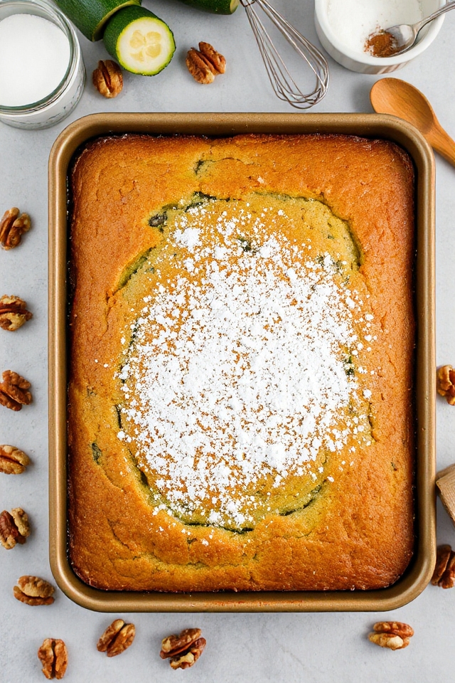 zucchini cake baking instructions